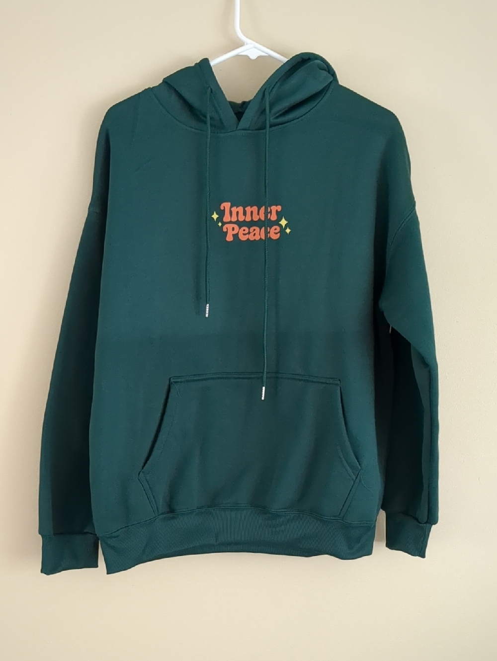 Large Green Inner Peace Accept What Is Release What Isn't Hoodie